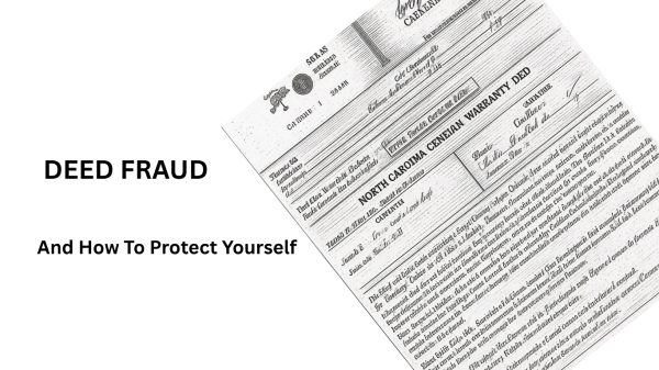 Deed fraud graphic &copy; Lake Hickory Realty, LLC